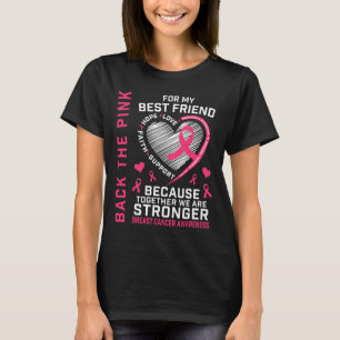 Camiseta Ignore A Consciência Do Melhor Amigo Do Cancer Da 