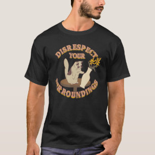 Camiseta Ignore seu gato circundante