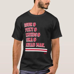 Camiseta Igor Foxy Kreids Mika Bread New York Hockey
