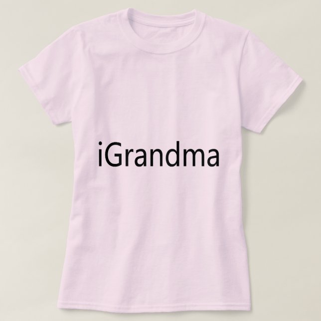 Camiseta iGrandma (Frente do Design)