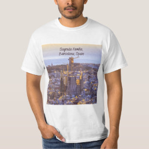 Camiseta Igreja Católica Sagrada Família, Barcelona, Espa