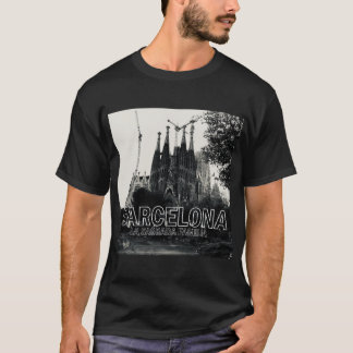 Camiseta Igreja da família La sagrada em barcelona