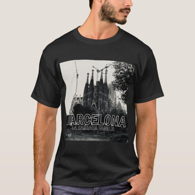 Camiseta Igreja da família La sagrada em barcelona (Frente)