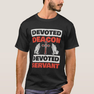 Camiseta Igreja Deacon Ministro Igreja Religião Mais Velho