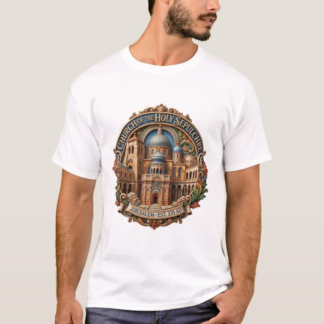CAMISETA IGREJA DO SANTO SEPULCRO JERUSALÉM (Frente)
