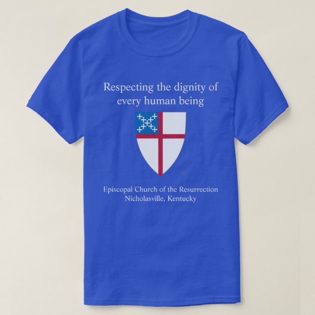 Camiseta Igreja Episcopal da Ressurreição (Frente do Design)