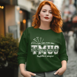 Camiseta Igreja Maluca Feminino Varsity Verde Campus