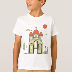 Camiseta Igreja Ortodoxa Russa Minimalista