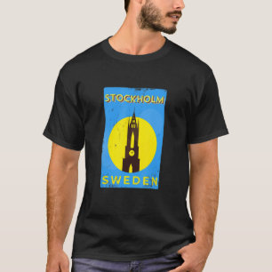 Camiseta Igreja Riddarholmen Em Estocolmo Suecia, Tão Vinta