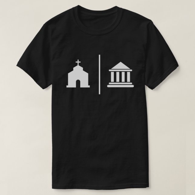 Camiseta Igreja Separada e Estado (Frente do Design)