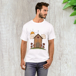 Camiseta Igreja Sunny com Flores Rústicas
