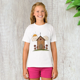 Camiseta Igreja Sunny com Flores Rústicas