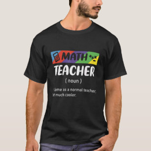 Camiseta Igual Ao Professor Normal, Mas Ensino De Matemátic