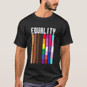 Camiseta Igualdade Black Lgbt Pride Rainbow Gay Bi T Lésbic