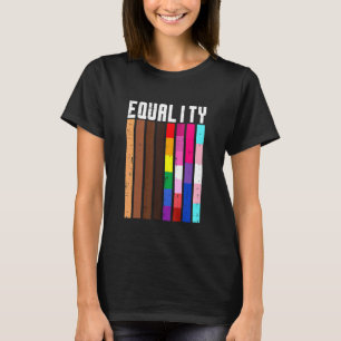 Camiseta Igualdade Black Lgbt Pride Rainbow Gay Bi T Lésbic