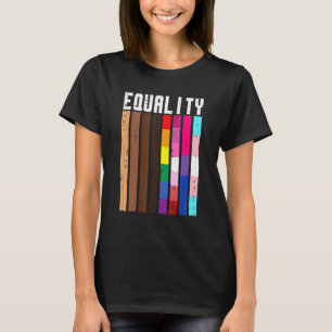 Camiseta Igualdade Black Lgbt Pride Rainbow Gay Bi T Lésbic