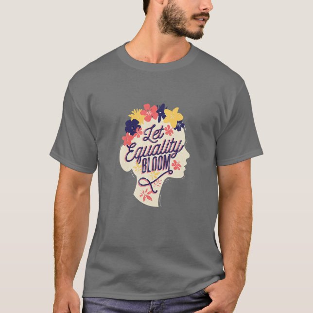 Camiseta Igualdade Bloqueia Dia Internacional da Mulher (Frente)