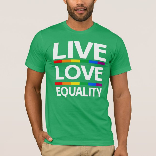 Camiseta Igualdade de Amor ao Vivo (Frente)