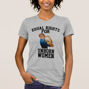 CAMISETA IGUALDADE DE DIREITOS PRÓ-VIDA DAS MULHERES