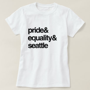 CAMISETA IGUALDADE DE SEATTLE E ORGULHO - .PNG