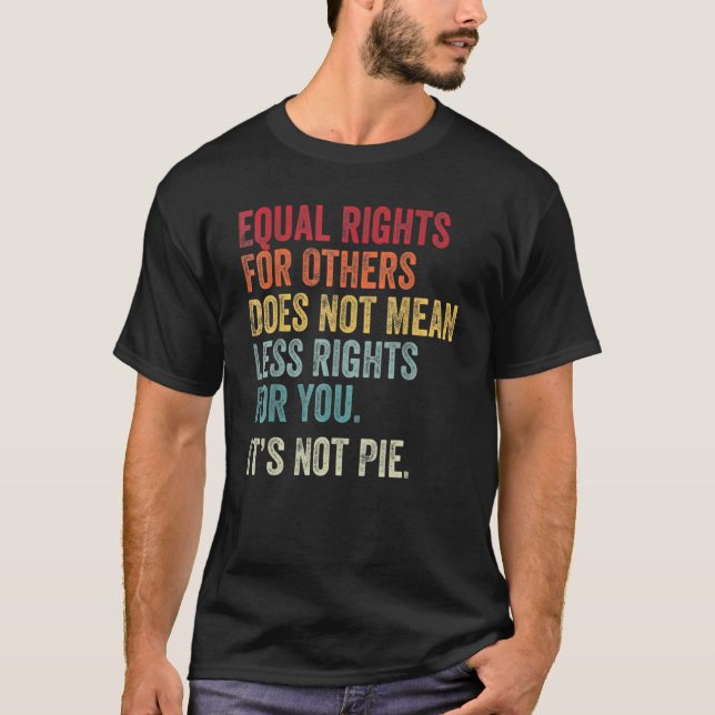 Camiseta Igualdade - Direitos iguais para outros Não é empa (Frente)