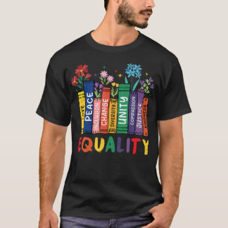 Camiseta Igualdade Diversidade Inclusão Bondade Orgulho Gay