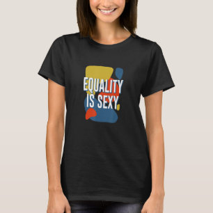 Camiseta Igualdade é igualdade feminista igualdade de gêner