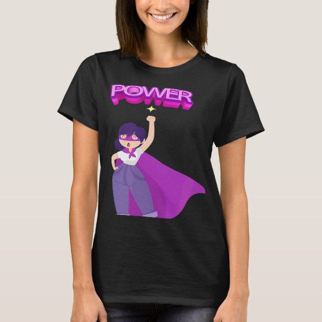 Camiseta Igualdade entre Mulheres e Poder das Meninas (Frente)