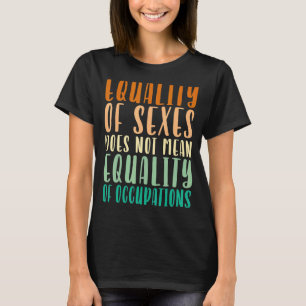 Camiseta Igualdade entre os sexos