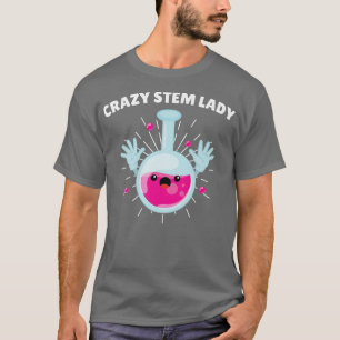 Camiseta Igualdade Esteminista Stem Crazy Science Mulheres