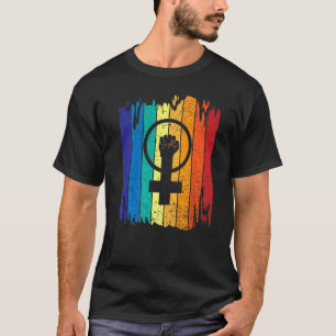 Camiseta Igualdade feminina Direitos femininos feministas V