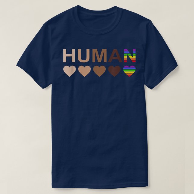Camiseta Igualdade Humana Direitos Humanos (Frente do Design)