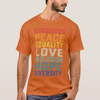 Camiseta Igualdade Inclusão Diversidade Direitos Humanos Ma
