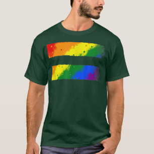 Camiseta Igualdade LGBT Orgulho Consciência para a Eq Gay e