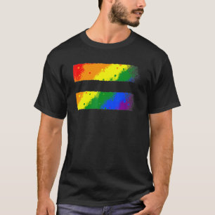 Camiseta Igualdade Lgbt Orgulho De Consciência Para Gay e L