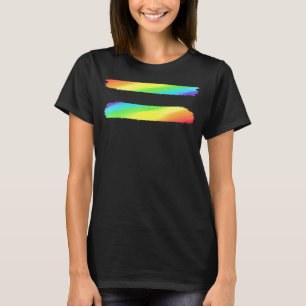 Camiseta Igualdade Lgbt Orgulho De Consciência Para Lésbica