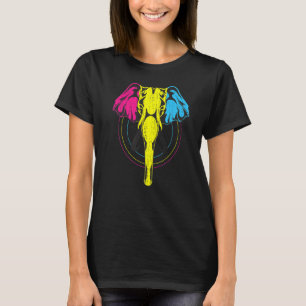 Camiseta Igualdade Lgbt Pansexualidade Sinalizador Elefante