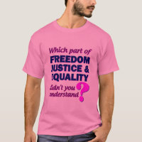 Camiseta Igualdade Liberdade-Justiça 2