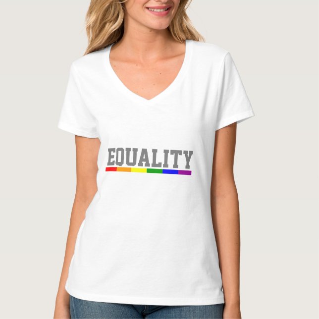 Camiseta Igualdade Orgulho gay (Frente)