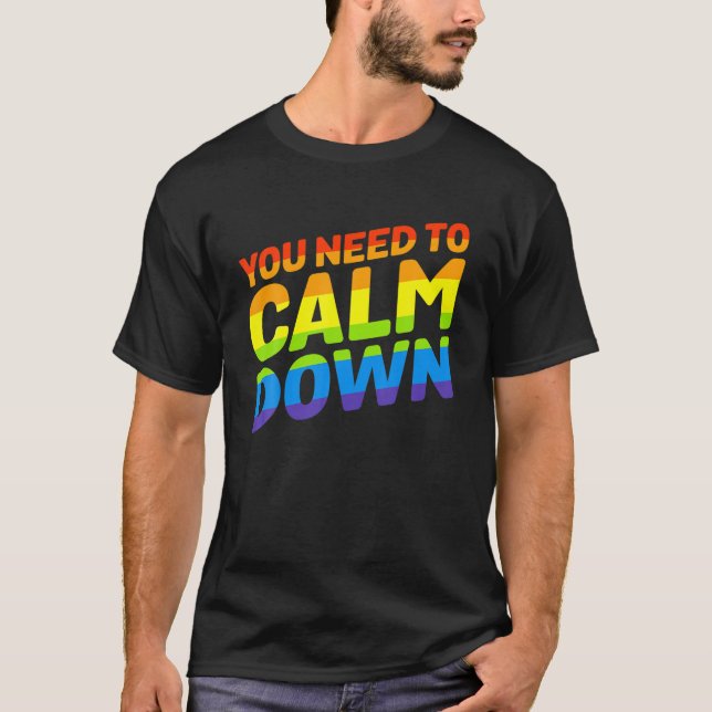 Camiseta Igualdade orgulho gay Rainbow Que Você Precisa Aca (Frente)