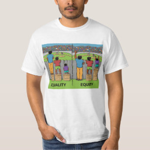 Camiseta Igualdade vs Equidade – Inspirando Justiça Social