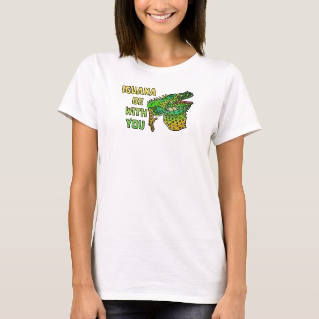 Camiseta Iguana Esteja com você (Frente)