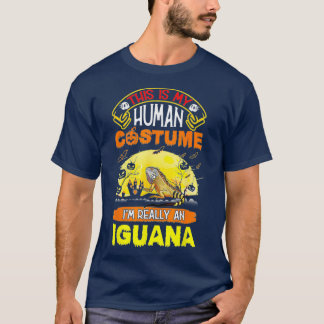 Camiseta Iguana Halloween Figurume Gift