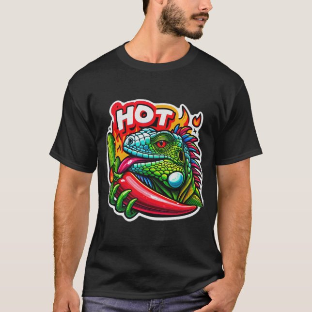 CAMISETA IGUANA HOT 7 (Frente)
