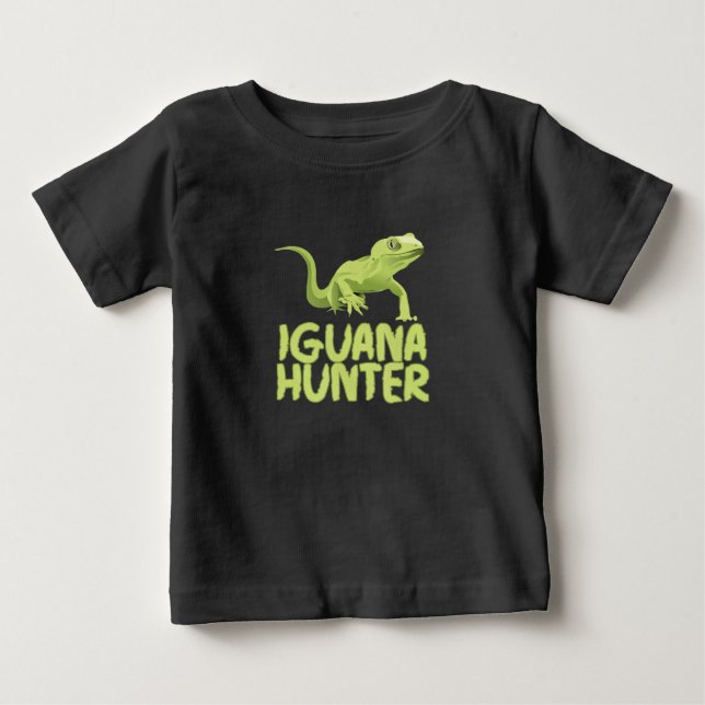 Camiseta Iguana Hunter - Funny Iguana Reptile Lizard Pet (Frente)