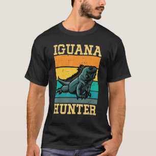 Camiseta Iguana hunter para rapazes Iguanas Iguana Lizard h