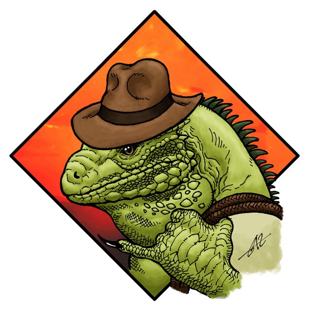 Camiseta Iguana Jones (Criador carregado)