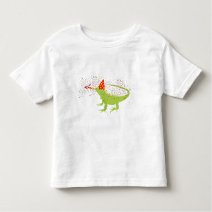 Camiseta Iguana Lizard Partilhando Animais Tendo uma Festa