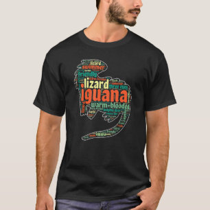 Camiseta Iguana Lizard Reptile Animal Herpetologista Iguana