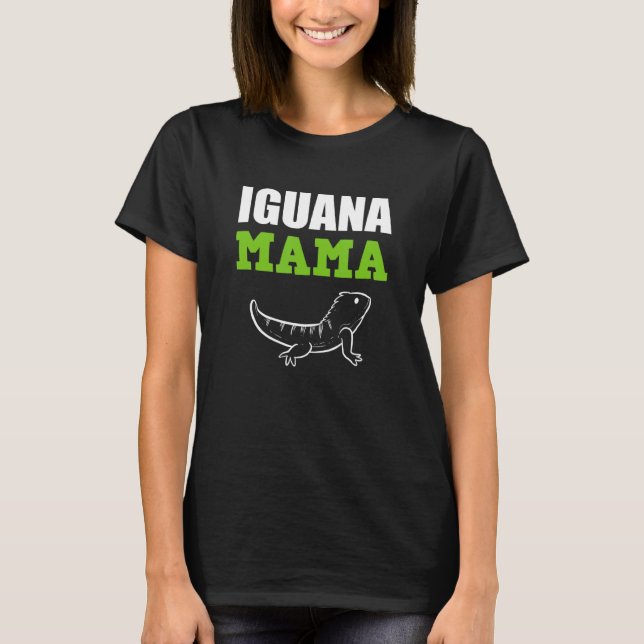 Camiseta Iguana Mama Animal Caretaker (Frente)